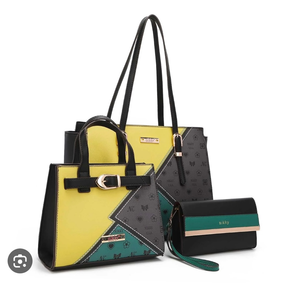Nicole lee EVIE SHOULDER BAG 3PC SET